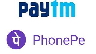 Paytm, Phonepe logos