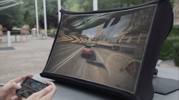 Crowdfunding campaign aims to turn 24-inch collapsible display