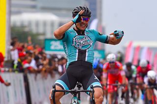 Travis McCabe (Floyd's Pro Cycling) wins stage 3 at Tour de Langkawi