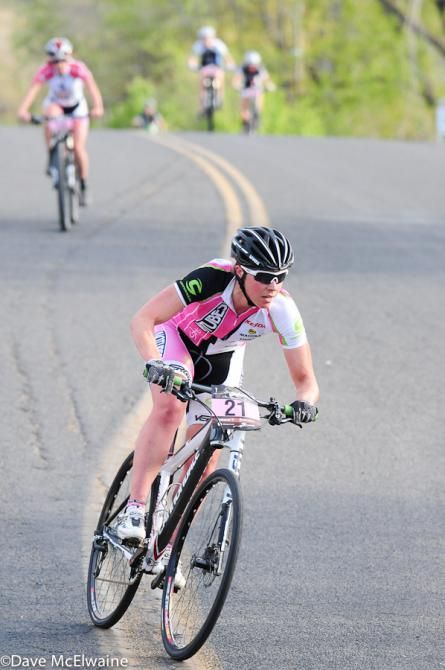 Amanda Carey (NoTubes) with one lap to go