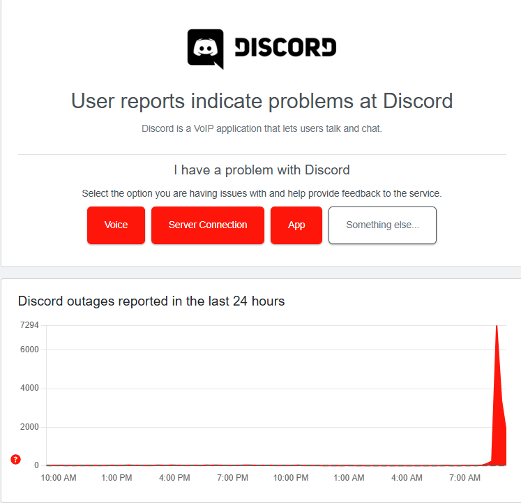 Discord outage 7-18-25