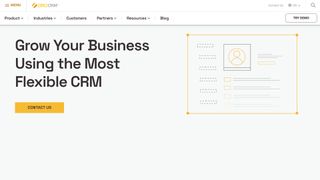 Website screenshot for Oro CRM