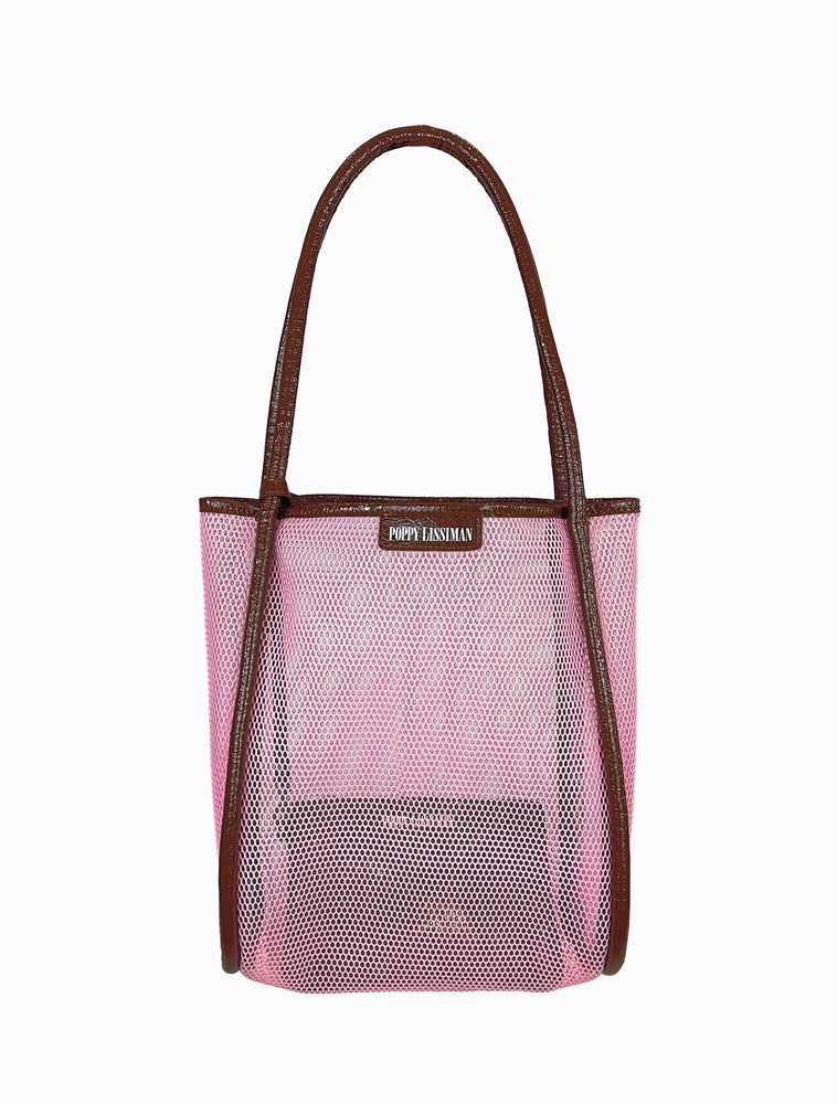 Nana Net Tote - Bb Pink / Choc