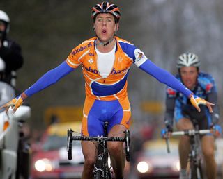 Thomas Dekker won a stage in Criterium International as a neo-professional in 2005.