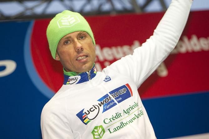 Sven Nys is the new World Cup leader after round six in Zolder