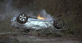Casualty car crash finale