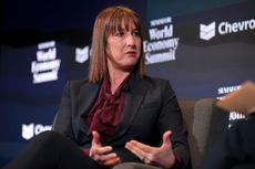 Chancellor of the Exchequer Rachel Reeves speaks during the Semafor World Economy Summit 2025 