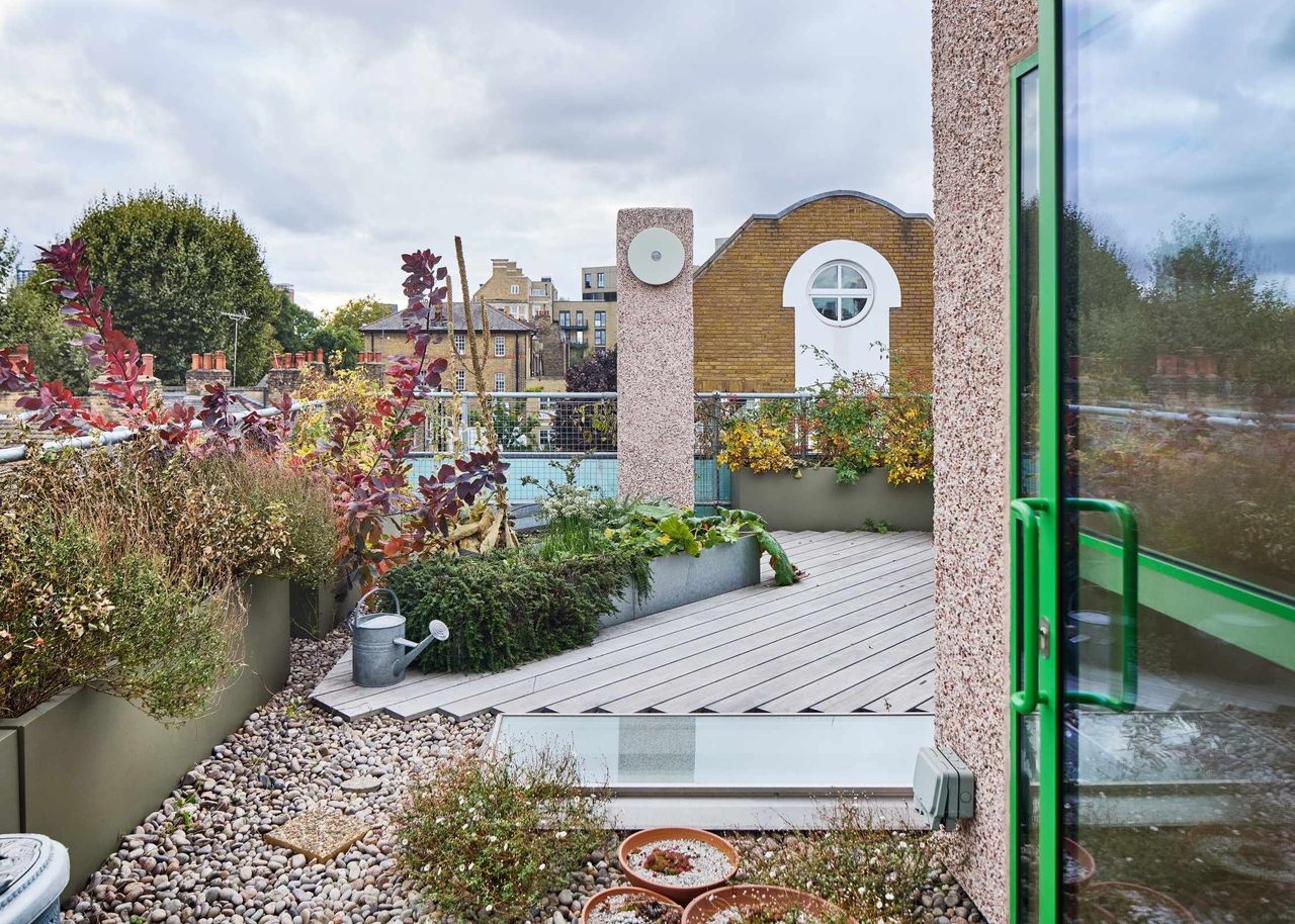 The Blue House in Bethnal Green designed by Sean Griffiths of FAT Architecture