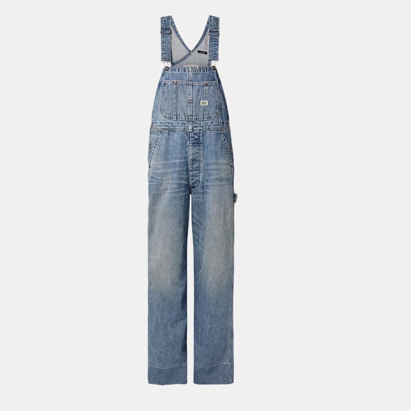 Image of denim dungarees