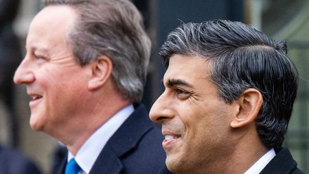 Rishi Sunak and David Cameron visit South Korea, 21 November 2023