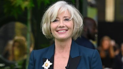  Emma Thompson attends the Earthshot Prize 2021 at Alexandra Palace on October 17, 2021 in London, England. 