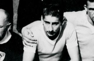 Uruguay's Alcides Ghiggia at the 1950 World Cup