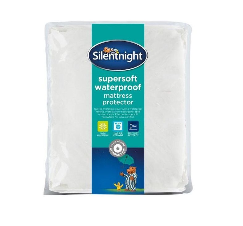 Protector de colchón impermeable Silentnight Supersoft