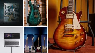 Death By Audio Crossover Fuzz, PRS Custom 24 Satin, Gibson Double Trouble Les Paul, Lava Music Studio, Squier Classic Vibe guitars