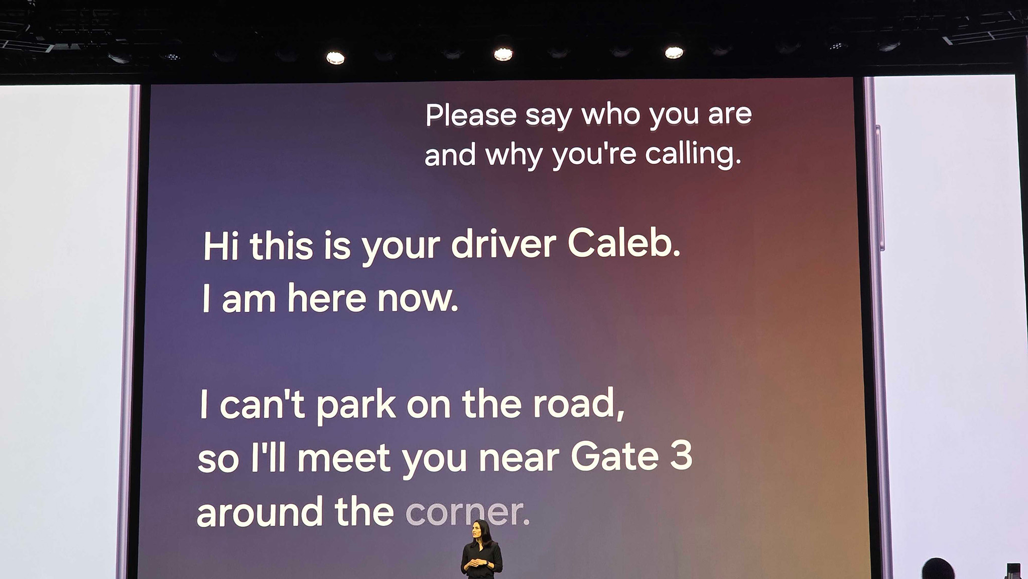 Call summaries on the Galaxy S26 series as shown on stage at Galaxy Unpacked February 2026