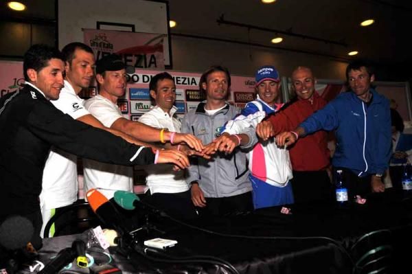 The Giro presentation in 2010