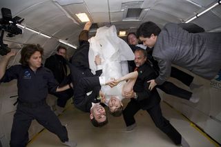 NY Couple Gets Hitched in Zero Gravity