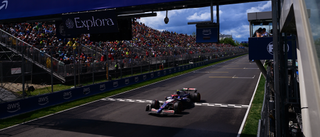 A race car during AWS title race in Canada