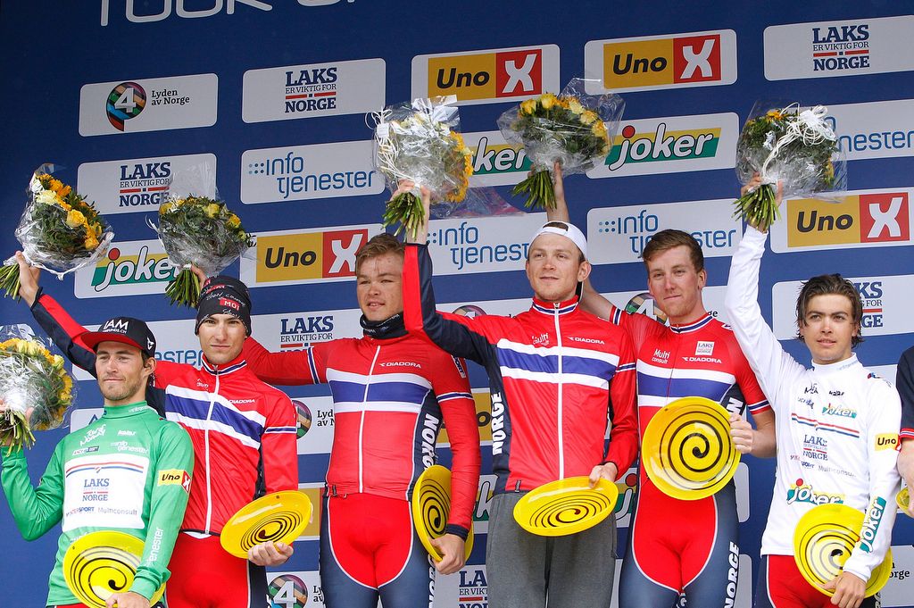 A successful race for the Norwegian team with two jerseys and the team classification