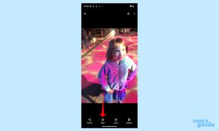 tap edit in Google Photos to use Photo Unblur