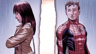 Peter Parker and Mary Jane Watson in comics