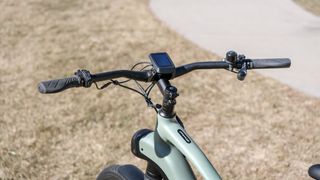 VVolt Centauri II handlebars and cycle computer from above