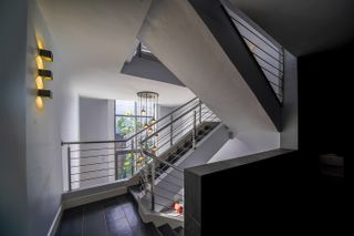 stairs inside black rock house by ID-EA