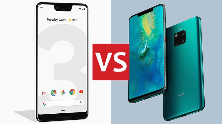 Google Pixel 3 XL vs Huawei Mate 20 Pro