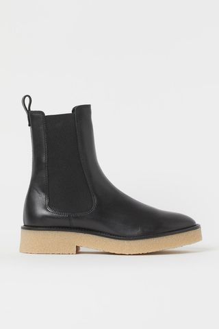 Leather Chelsea boots, £79.99, H&M