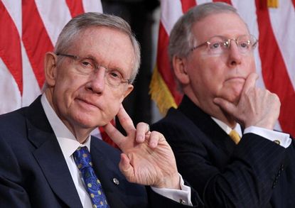 Mitch McConnell, Harry Reid elected as Senate majority and minority leaders