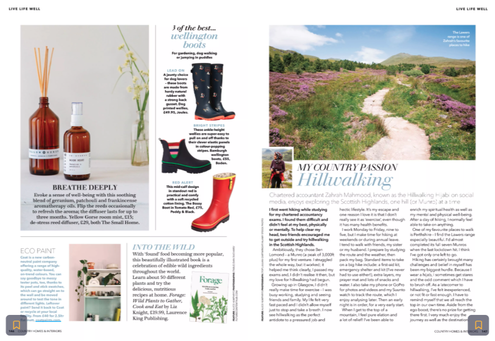 Country Homes &amp; Interiors April 2021 issue pages