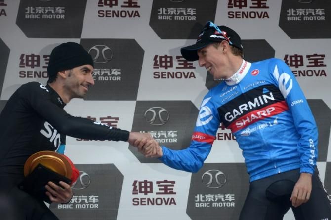 David Lopez Garcia (Sky) and Dan Martin (Garmin-Sharp) the runners up in Tour of Beijing