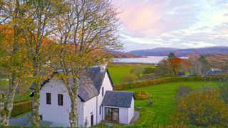 home overlooking Loch Sunart