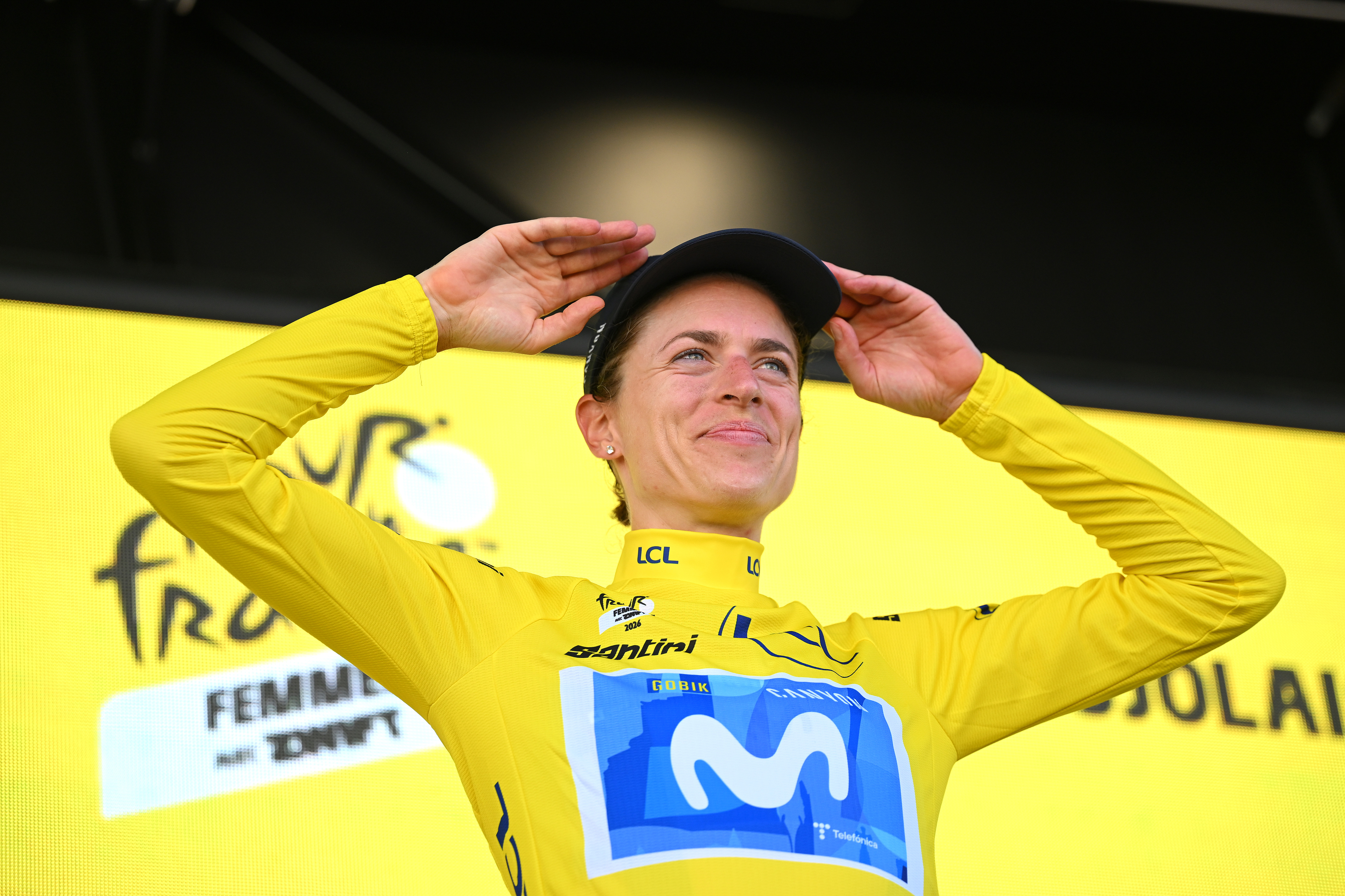 Marlen Reusser after stage 5 of the Tour de France Femmes 2026