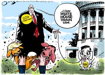 Political cartoon U.S. Rubio GOP