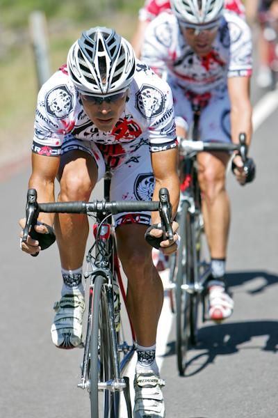 Victor Hugo Pena (Rock Racing) was his usual hard working self all day.