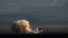 A spacecraft carrying an all-women crew
