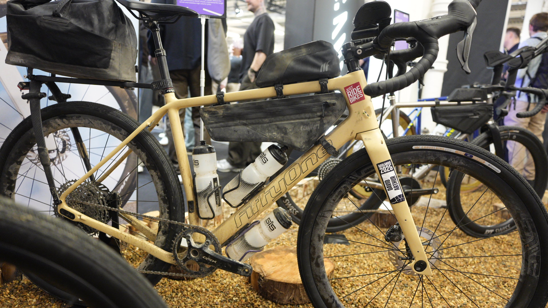 close up details of expensive bikes