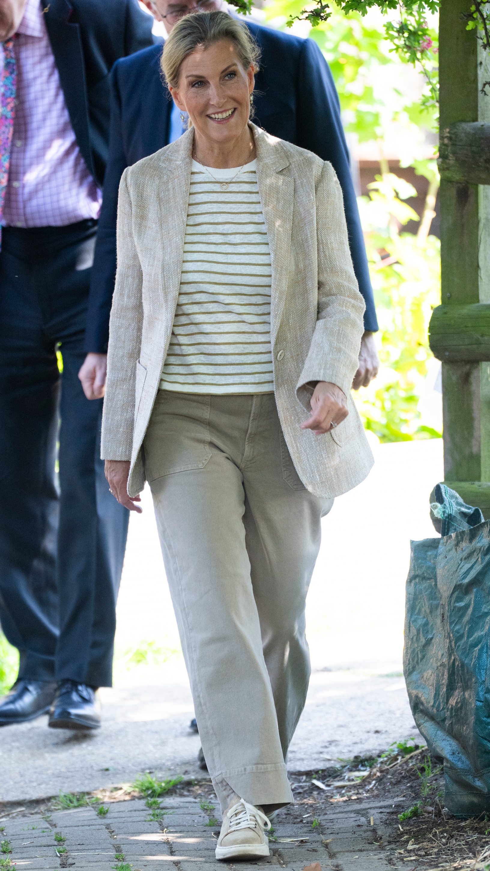 Sophie, Duchess of Edinburgh, visits Surrey Docks Farm on April 29, 2025