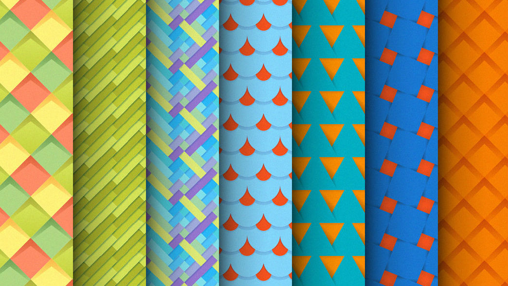 These patterns comes as PNGs and Photoshop and Illustrator files