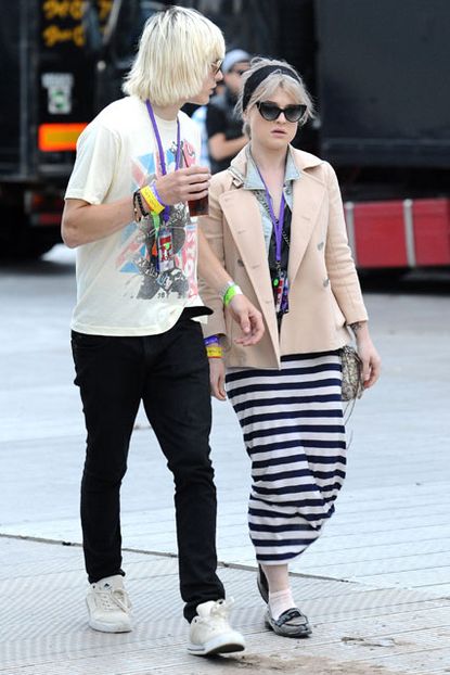 Kelly Osbourne and Luke Worrell - Stars at Wireless Festival 2010 - London, Celebrity, Fashion, Marie Claire