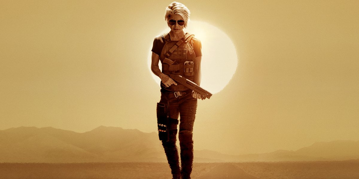 Terminator: Dark Fate Linda Hamilton Sarah Connor poster