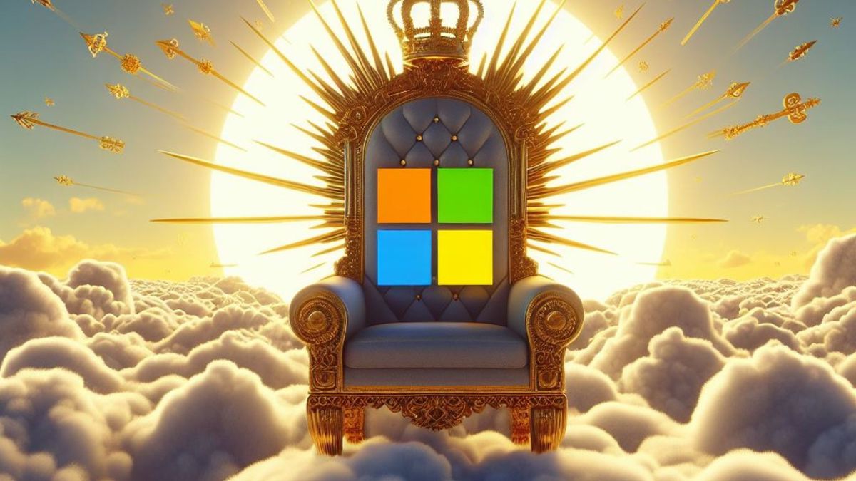 Microsoft seating on the world&#039;s most valuable company throne