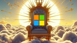 Microsoft seating on the world's most valuable company throne