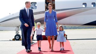 Prince William, Prince George, Kate Middleton and Princess Charlotte