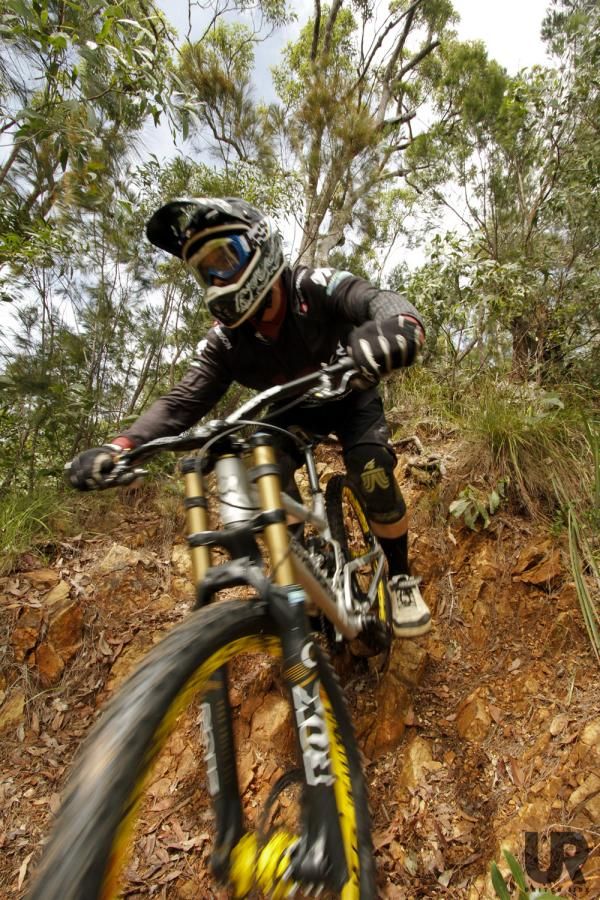Mick Hannah (Hutchinson United Ride) trains