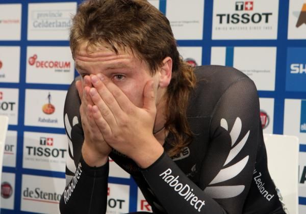 Archbold can only watch and wait as Freiberg takes his gold medal