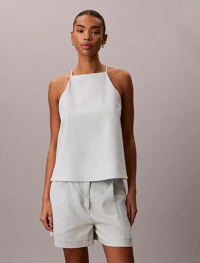 Linen Blend Cami Top