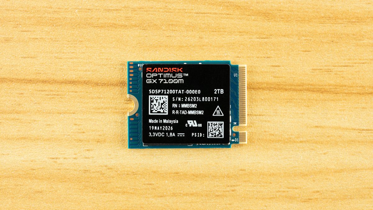 Sandisk Optimus GX 7100M 2TB SSD review: The best 2230 drive you can buy for the Steam Deck