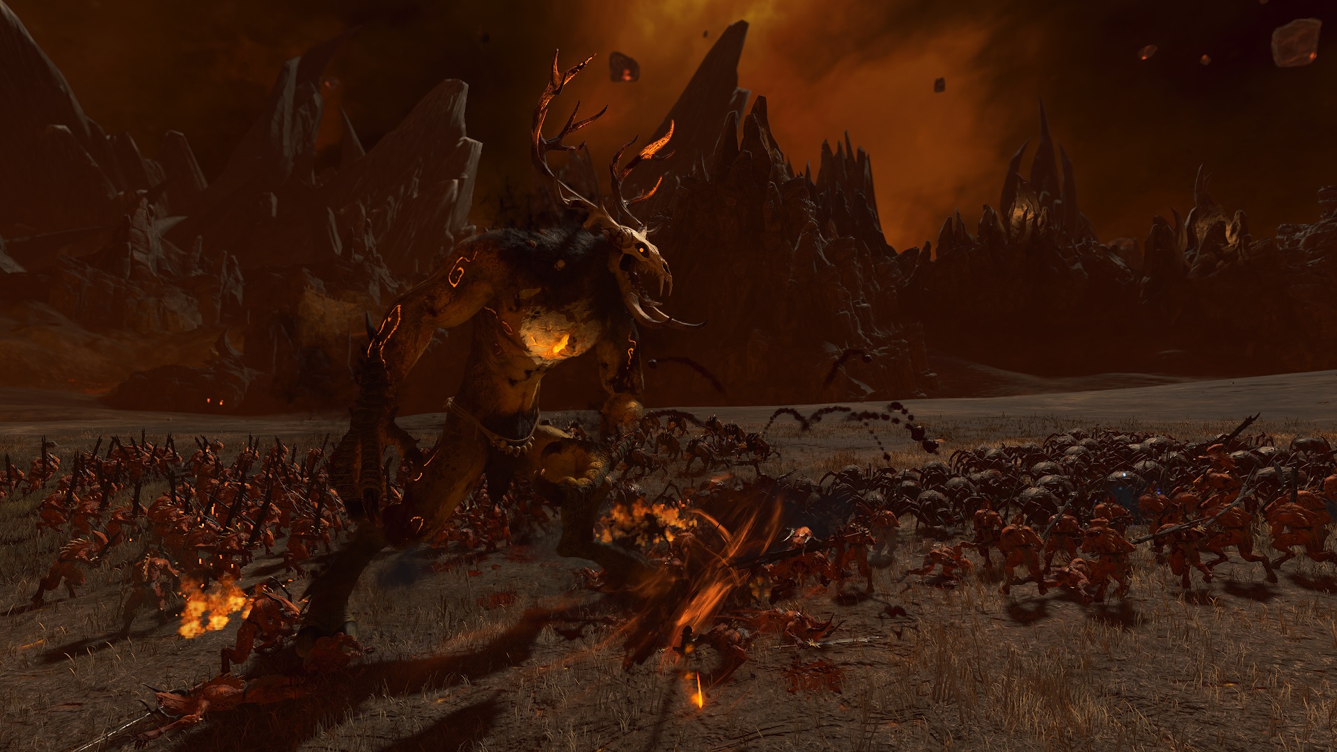 Total War: Warhammer 3 Shadows of Change, héroe encarnado de las bestias